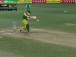 Hussey hits his own six.JPG