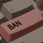 Pink Keyboard Clicking Ban Input.gif